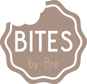 A brown sign with the word bites written in it.